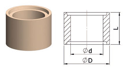 Прямая соединительная трубка литниковой керамической системы SEEIF Ceramics